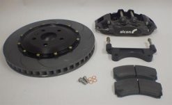Alternative view of Alcon Chevrolet Corvette C8 (OEM Wheels) 6 Piston 380x36mm Front Street Kit - Anodized