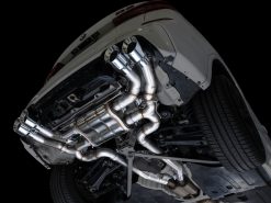 AWE Tuning 20-25 BMW X3 M/M Comp (F97) AWD SwitchPath Axle-Back Exhaust - Chrome Silver Tips - Image 11