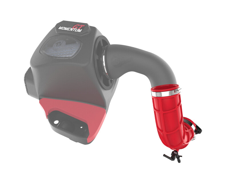 aFe Turbo Inlet Pipe (Use w/ PN 50-70119, 50-70127, & 50-70131) - Red - Image 4