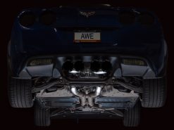AWE Tuning C6 Chevrolet Corvette Z06/ZR1 Track Edition Axle-Back Exhaust w/ Diamond Black Tips - Image 11