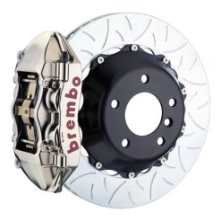 Brembo 14+ Mini Cooper Front GTR BBK 4 Piston Billet 345x28 2pc Rotor Slotted Type3- Nickel