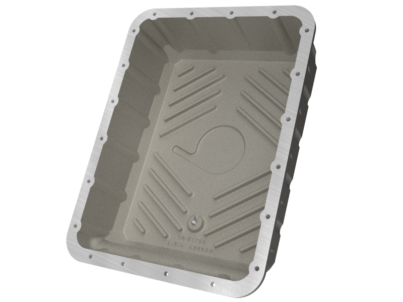 aFe POWER Street Series Transmission Pan Raw w/ Machined Fins RAM 3500 13-24 (AS69RC Transmission) - Image 3