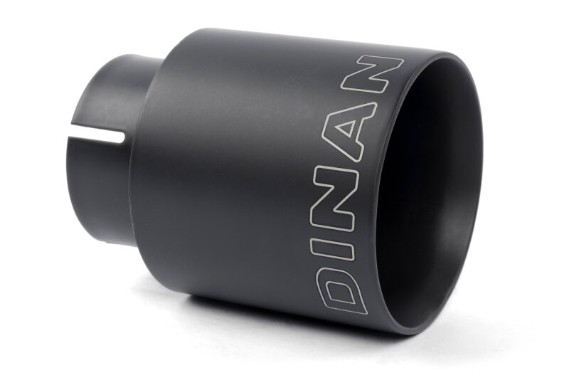 Dinan Double-Walled 4in Clamp-On Exhaust Tip - Black - 4in Outlet / 2.75in Inlet - Image 2