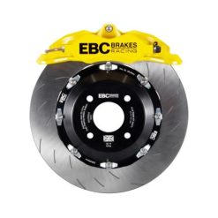EBC Racing 12-17 Ford Fiesta ST (Mk7) Yellow Apollo-4 Calipers 330mm Rotors Front Big Brake Kit - Image 2