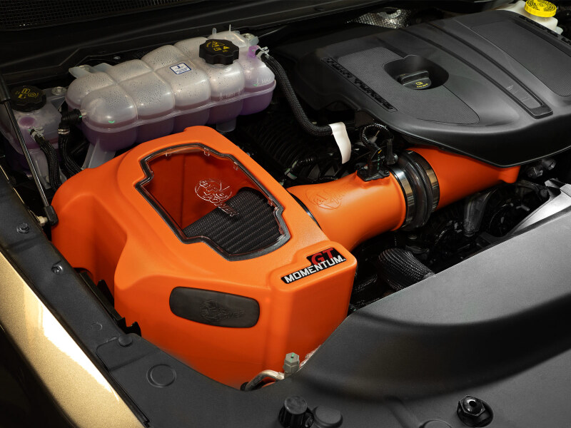 aFe 2025 RAM 1500 L6-3.0L (tt) Momentum GT Orange Edition Air Intake w/ Blk Pro 5R Filter (MOQ 12) - Image 8