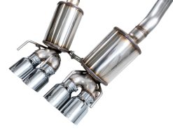 AWE Tuning 05-07 C6 Chevrolet Corvette 6.0L Touring Edition Axle-Back Exhaust w/ Chrome Silver Tips - Image 10