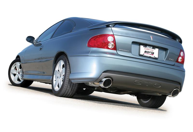 Borla 05-06 Pontiac GTO Coupe 2dr 6.0L 8cyl AT/MT 4spd/6spd RWD SS Catback Exhaust w/ inXin Pipe - Image 4
