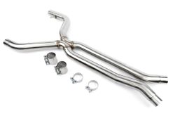 Dinan 21-27 BMW M3/M4 (G80/G82/G83) High Flow Middle Exhaust - 3in - Stainless Steel