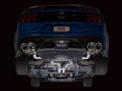 AWE Tuning 21-23 Ford Mustang Mach 1 SwitchPath Cat-Back Exhaust w/ Quad Chrome Silver Tips - Image 6