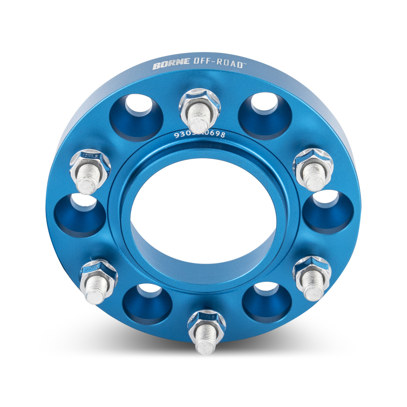 Mishimoto Wheel Spacers - 6x139.7 - 95.1 - 30 - M14 - Blue - Image 2