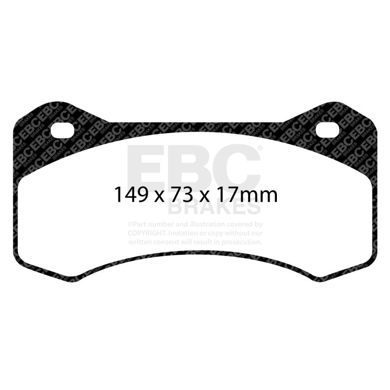 EBC Brakes Yellowstuff Performance Brake Pads - Image 3