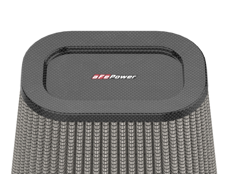 aFe Track Series Intake Pro DRY S Air Filter 4IN F x (7-3/4 x 6-1/2)IN B x (5-3/4 x 3-3/4)IN T x 7IN - Image 4