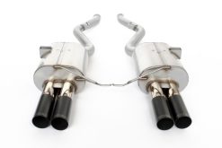 Dinan 08-13 BMW M3 (E92/E93) Free Flow Axleback Exhaust System - Black Tips
