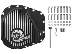 aFe POWER Pro Series Rear Diff Cover Black w/ Machined Fins Ford F-250/350 23-26 (Sterling 11.6) - Image 4