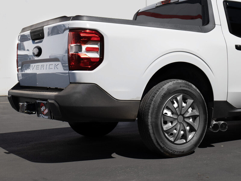 aFe Rebel Series 2-1/2in 304 Stainless Steel Cat-Back w/ Black Tip Ford Maverick 22-26 L4-2.5L FWD - Image 4