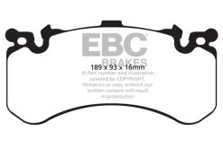 EBC 11-17 Audi A8 Quattro 6.3L Bluestuff Front Brake Pads - Image 4