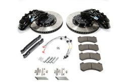 Alternative view of Alcon 2009+ Nissan GT-R R35 412x36mm Rotor 6 Piston Caliper RC6 Front Axle Kit - Grey