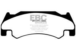 Alternative view of EBC 05-06 Dodge Ram SRT-10 8.3 Yellowstuff Front Brake Pads