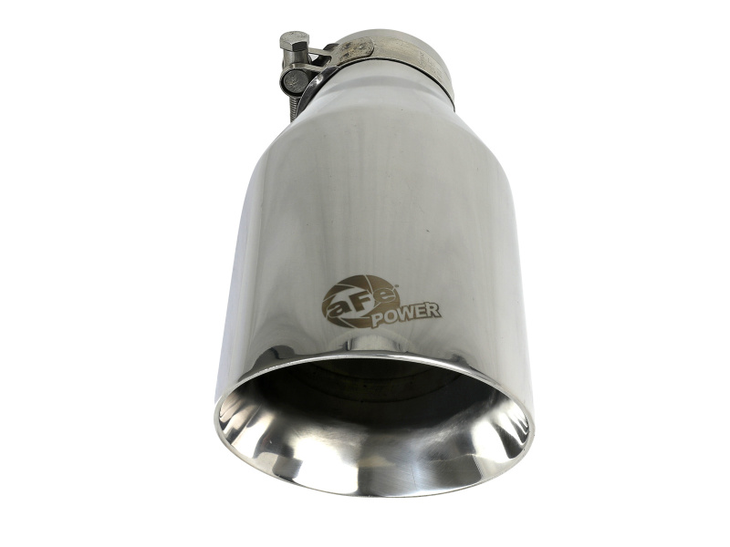 aFe MACH Force-Xp Universal Exhaust Tip 2-1/2 IN Inlet x 4-1/2 IN Outlet x 9 IN L - Image 3
