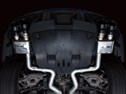 AWE Tuning 21-23 Ford Mustang Mach 1 SwitchPath Cat-Back Exhaust w/ Quad Diamond Black Tips - Image 3
