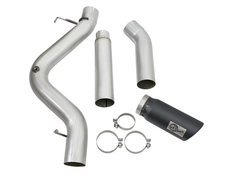 aFe LARGE Bore HD 5in Exhausts DPF-Back SS w/ Black Tips 16-17 GM Diesel Truck V8-6.6L (td) LML/L5P - Image 6