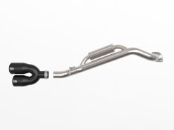 Alternative view of aFe Takeda 2-1/2in 304 Stainless Steel Axle-Back Exhaust w/ Black Tip Hyundai Kona 24-26 L4-1.6L (t)