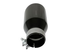 aFe MACH Force-Xp Universal Exhaust Tip 3 IN Inlet x 4-1/2 IN Outlet x 9 IN L- Black Tip - Image 4