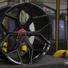 Vossen x Novitec NL4-5L 23x12in - 5x130 BP - ET15 - Gloss Black Lamborghini Urus Rear Wheel