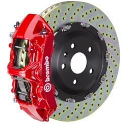 Brembo 25+ BMW X3 30 xDrive (G45) Front GT BBK 6 Piston Cast 380x34 2pc Rotor Drilled - Red