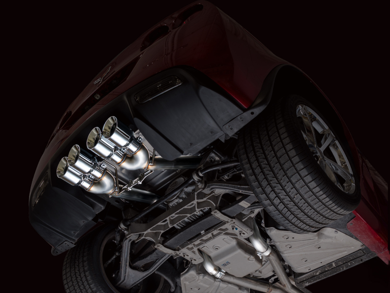 AWE Tuning 05-07 C6 Chevrolet Corvette 6.0L Track Edition Axle-Back Exhaust w/ Chrome Silver Tips - Image 8