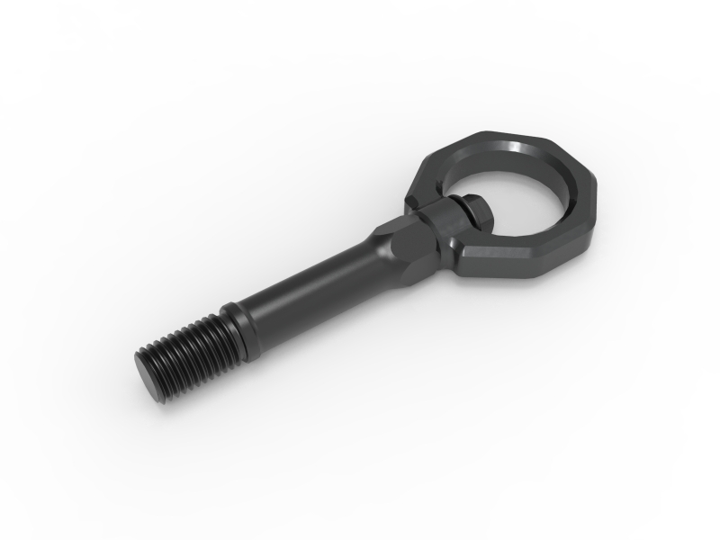 aFe CONTROL Front Tow Hook Nissan Z 23-25 V6-3.0L- Gray - Image 2