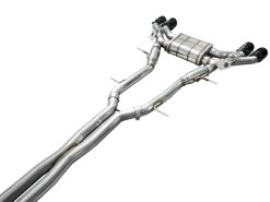 AWE Tuning 2021+ Cadillac CT4-V Blackwing SwitchPath Exhaust - Diamond Black Tips - Image 10