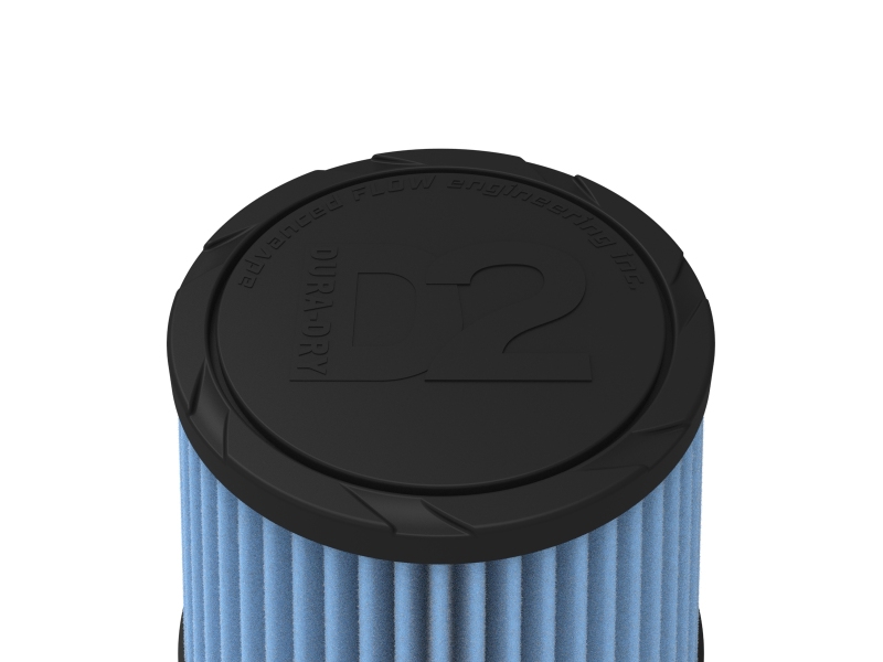 aFe POWER Universal Clamp-On Air Filter w/ D2 Dura-Dry Media - 3-1/2in F x 6in B x 4-3/4in T x 5in H - Image 4
