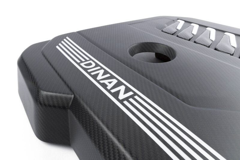 Dinan 19-26 BMW B58D (G01/G02/G20/G22/G23/G26/G42) Matte Carbon Fiber Engine Cover w/Gloss Accents - Image 10