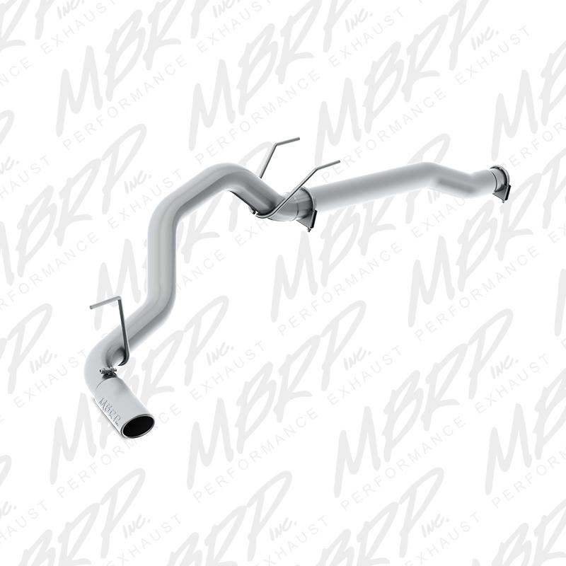 MBRP 2014 Dodge Ram 1500 3.0L EcoDiesel 3.5in Filter Back Exhaust Single Side Exit Alum - Image 3
