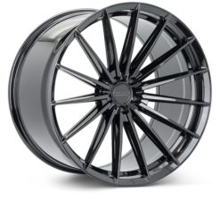 Vossen HFX-4 22x10.5 - 5x114.3 - ET32 - Deep Face - 73.1 - Gloss Black Wheel