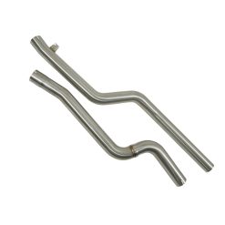 Alternative view of Dinan 16-20 BMW 340i/440i (F30/F32) High Flow Mid-Pipe - 3.25in - Stainless Steel