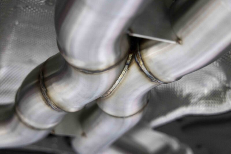 Dinan 24-26 BMW X5 M LCI/X6 M LCI (F95/F96) High Flow X-Pipe Exhaust - 3.25in - Stainless Steel - Image 4