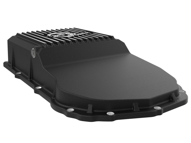 aFe POWER 21-24 RAM 1550 TRX Pro Series Transmission Pan Black w/ Machined Fins - Image 6