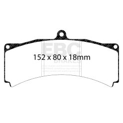 EBC Racing AP Racing CP5560 Caliper RP-1 Race Brake Pads - Image 5