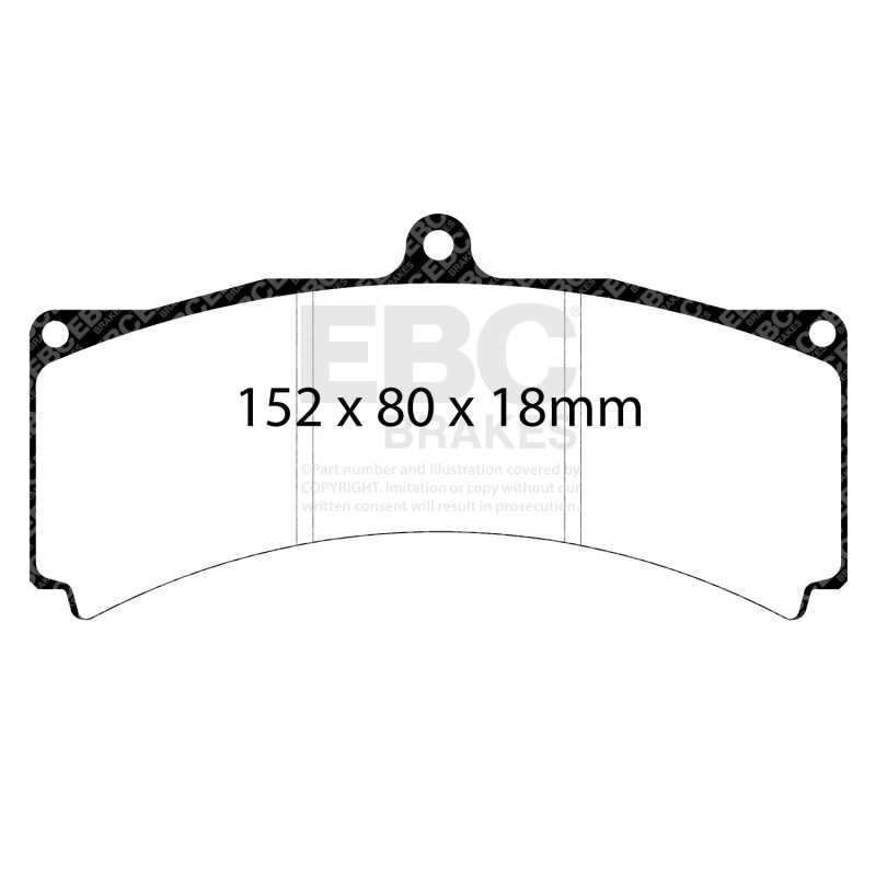 EBC Brakes Yellowstuff Performance Brake Pads - Image 2