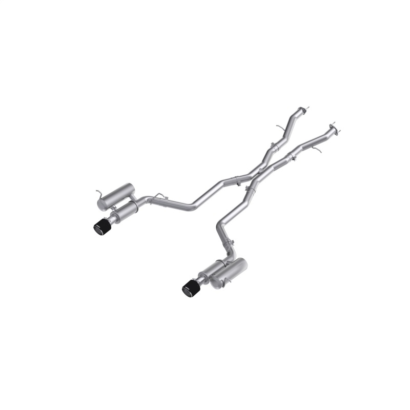 MBRP 2011+ Dodge Durango T304SS 3.0in Cat-Back Dual Rear Exit Exhaust w/ Carbon Fiber Tips