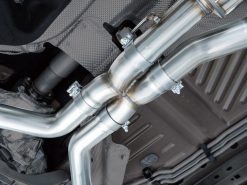 AWE Tuning 2021+ Ford Explorer Tremor 3.0TT 0FG Dual Rear Exit Exhaust w/ Bash Guard - Image 6