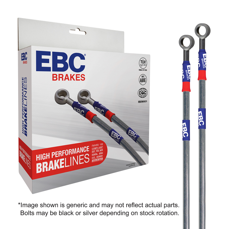 EBC 92-95 Mazda MX3 1.6L Stainless Steel Brake Line Kit - Image 2