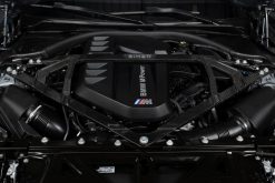 Alternative view of Dinan 21-27 BMW M2/M3/M4 (G80/G82/G83/G87) Gloss Carbon Fiber Strut Tower Brace - Front
