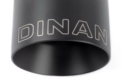Alternative view of Dinan Double-Walled 4.5in Clamp-On Exhaust Tip - Black - 4.5in Outlet / 3in Inlet