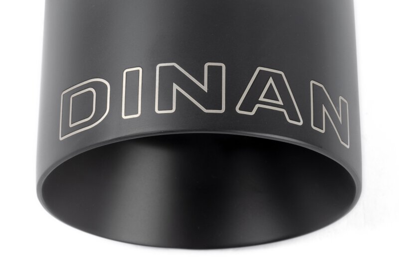 Dinan Double-Walled 4.5in Clamp-On Exhaust Tip - Black - 4.5in Outlet / 3in Inlet - Image 2