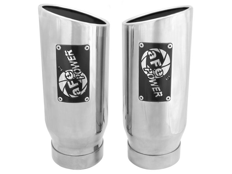 aFe MACH Force-Xp Universal Exhaust Tip 4 IN Inlet x 5 IN Outlet x 12 IN L - Image 2