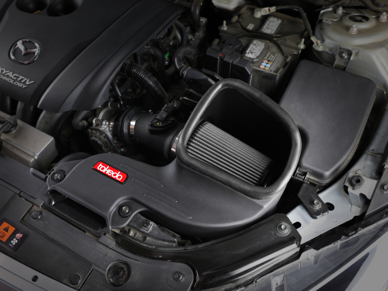 aFe Takeda Stage-2 Pro Dry S Cold Air Intake System 14-18 Mazda 3 L4-2.0L (Black) - Image 8