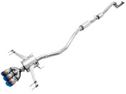 AWE 17-21 Honda Civic Type R Touring Edition Triple Vapor Blue Exhaust